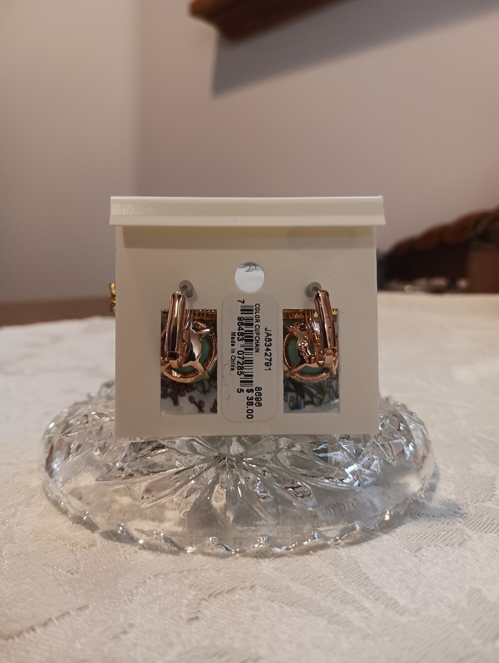 Fossil Earrings - Leather & Silver Wrap Bracelet - Picture 3 of 6